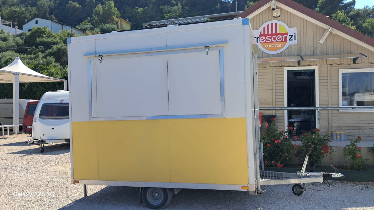 RIMORCHIO CUCINA MOBILE OMOLOGATO