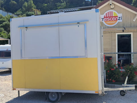 RIMORCHIO CUCINA MOBILE OMOLOGATO