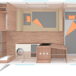 CARACITO 470 QDK -GAS 6 POSTI LETTO